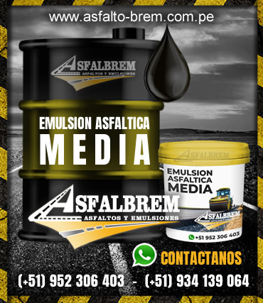 venta de emulsion asfaltica media